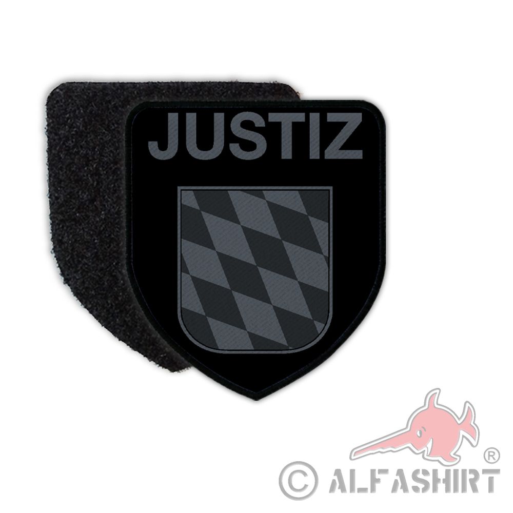 Justice Bavaria Tarn Stone Gray Federal Office Authority Ministry Guard Patch # 32830