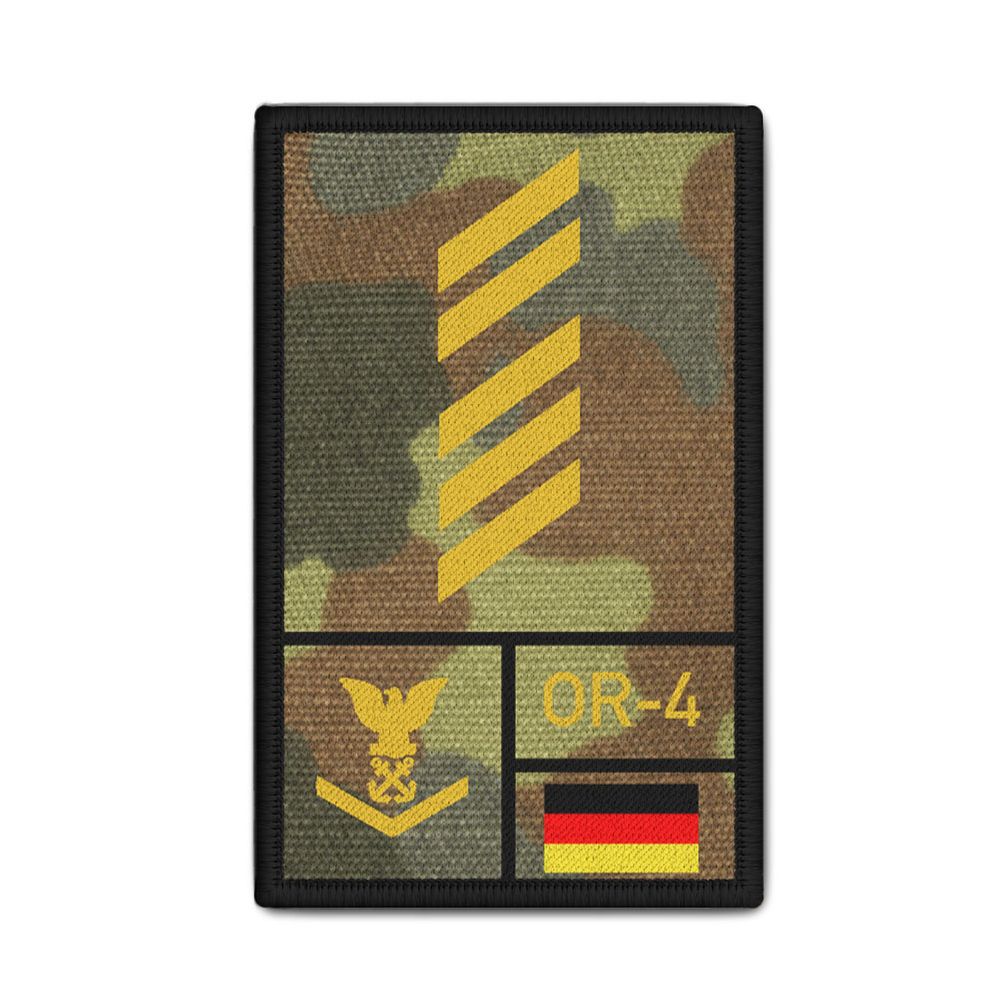 Rank Patch Bundeswehr Heer Luftwaffe Marine Flecktarn #BW-Patch