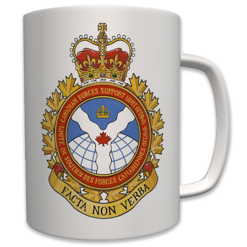 Canadian Forces Support Unit Ottawa Canada Kanada Wappen Abzeichen Tasse  #6506