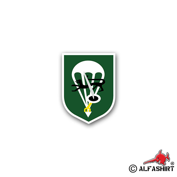 Sticker LL Mrs Kp 270 Airborne Mortar Company FschJg 5x7cm A1829