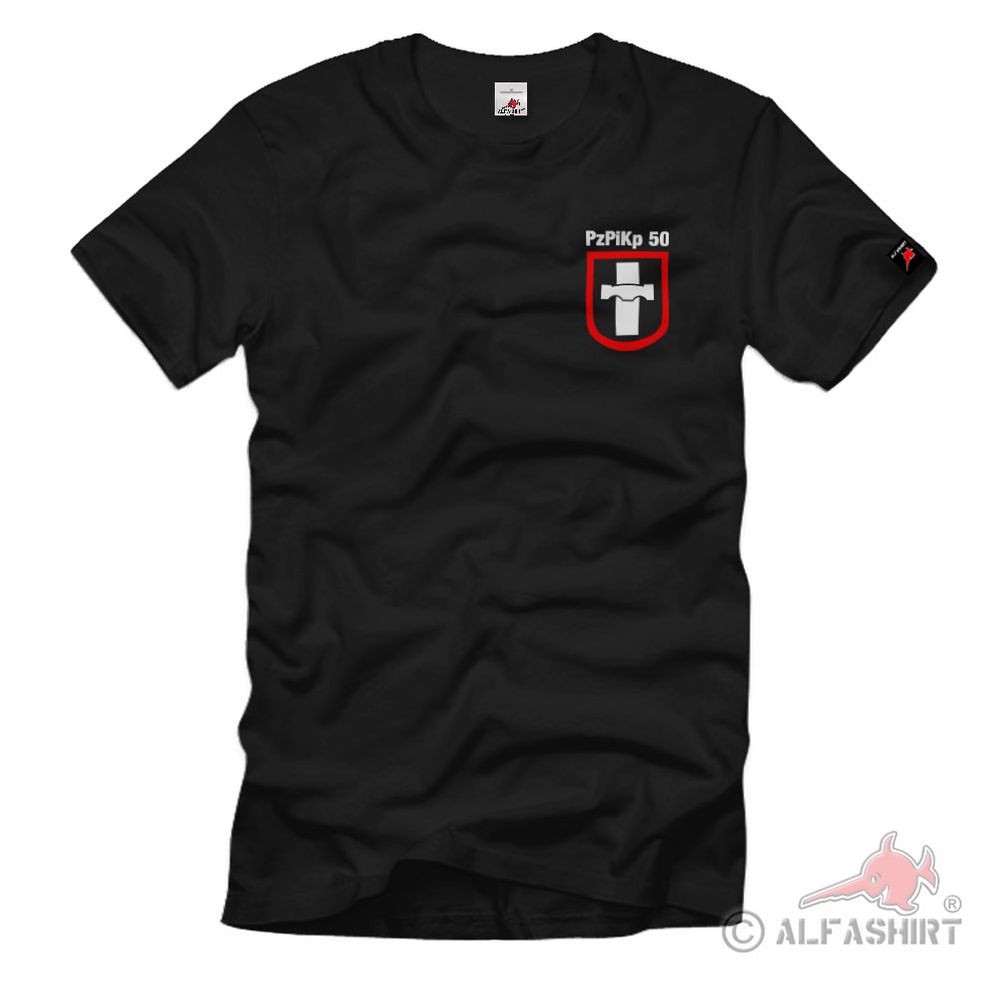 Panzerpionierkompanie 50 BW Bundeswehr Verbandsabzeichen PzPiKp50 T-Shirt #36294