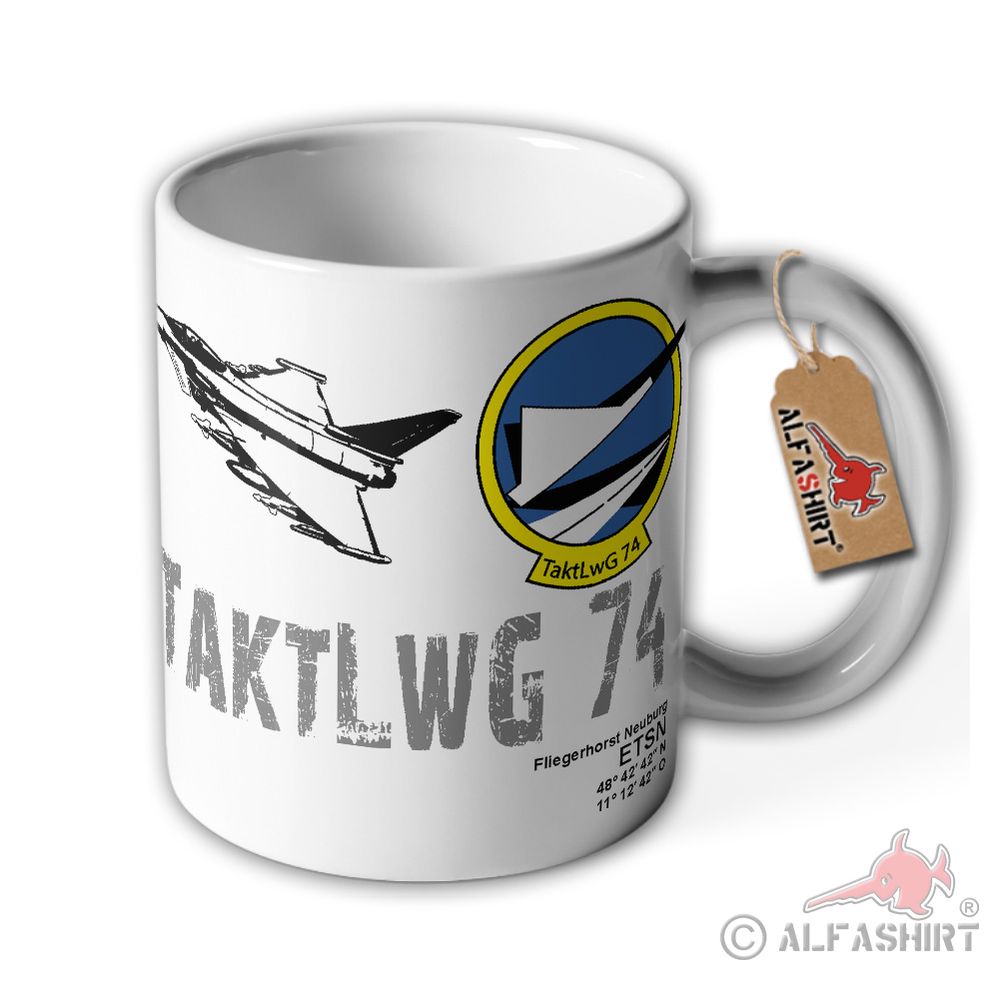 Tasse TaktLwG 74 Jagdbombergeschwader Europa Neuburg Donau Jet Fighter #35139