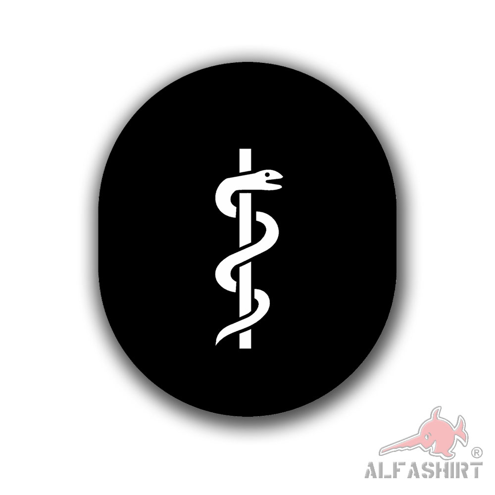 Sticker NVA service career badge 18x15cm Medical Service #A6321