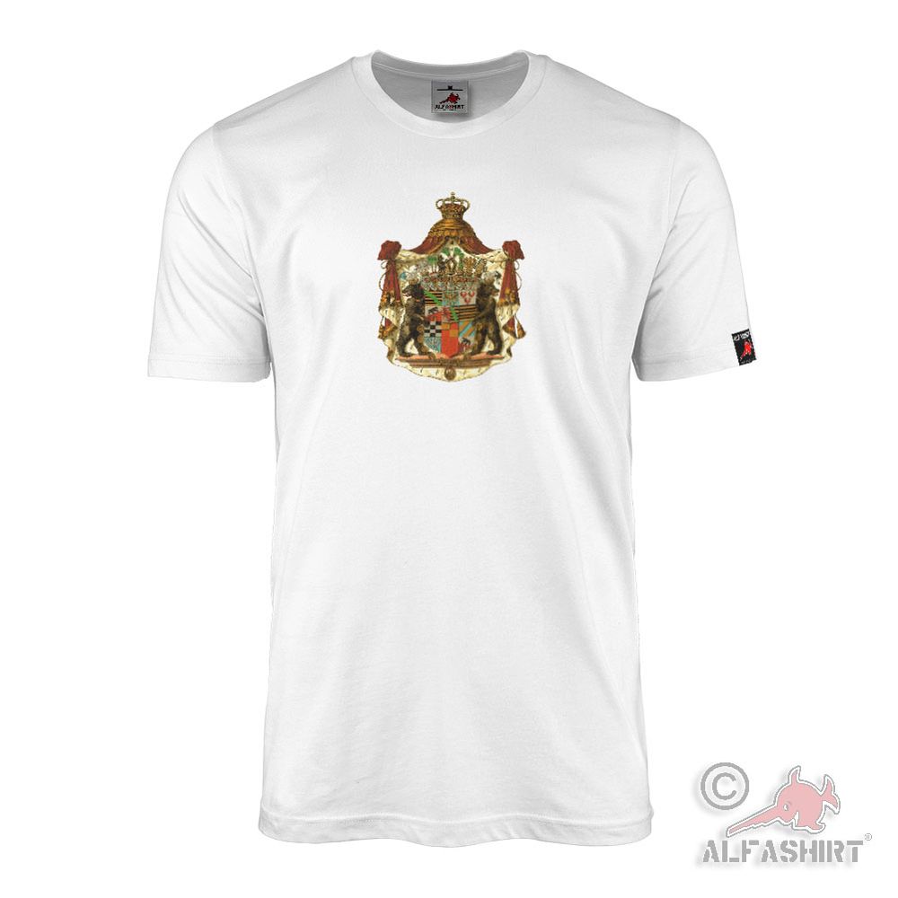 T-Shirt Duchy of Anhalt Duke State Coat of Arms Dessau Castle Monarchy #45105