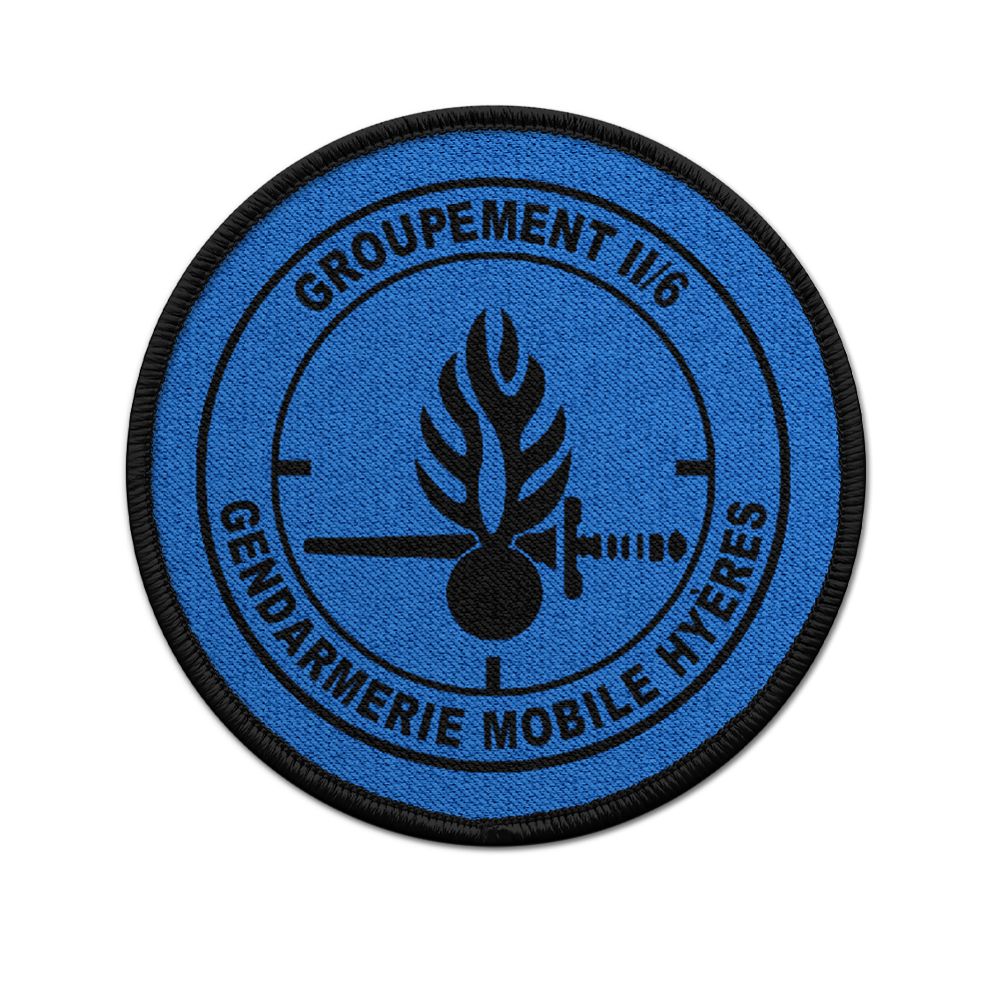 Patch GGM 2-6 Hyeres Groupement Gendarmerie mobile Frankreich Aufnäher #34000