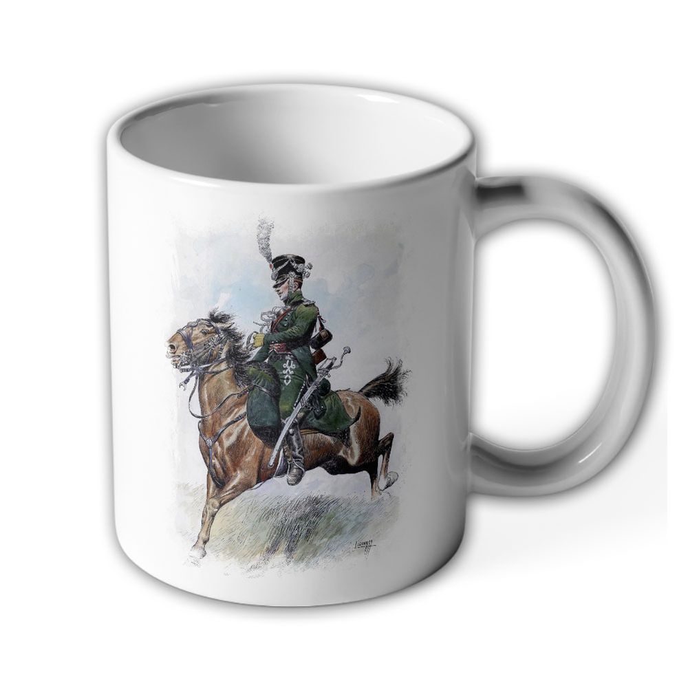 Cavalier Gendarmes d'ordonnance Gambey Reiter Frankreich Gemälde - Tasse #11444