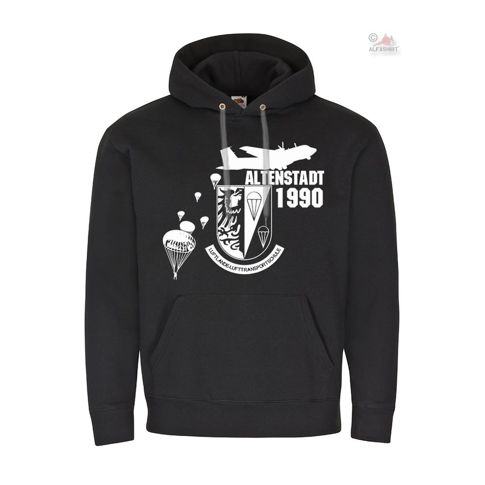 LL LTS Old City 1990 Airborne Air transport school FschJg BW Hoodie # 19404