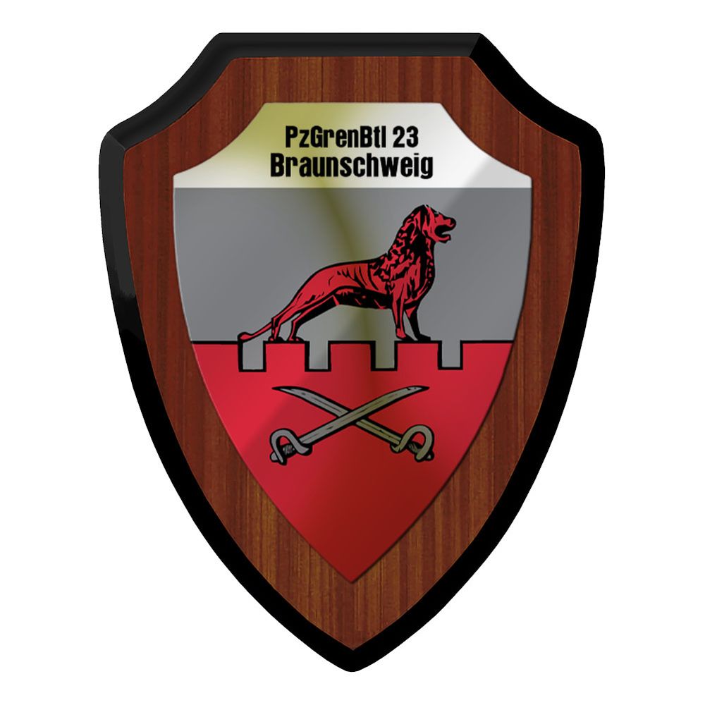 Wappenschild PzGrenBtl 23 Panzergrenadierbataillon Braunschweig PzBrig 2 #47628