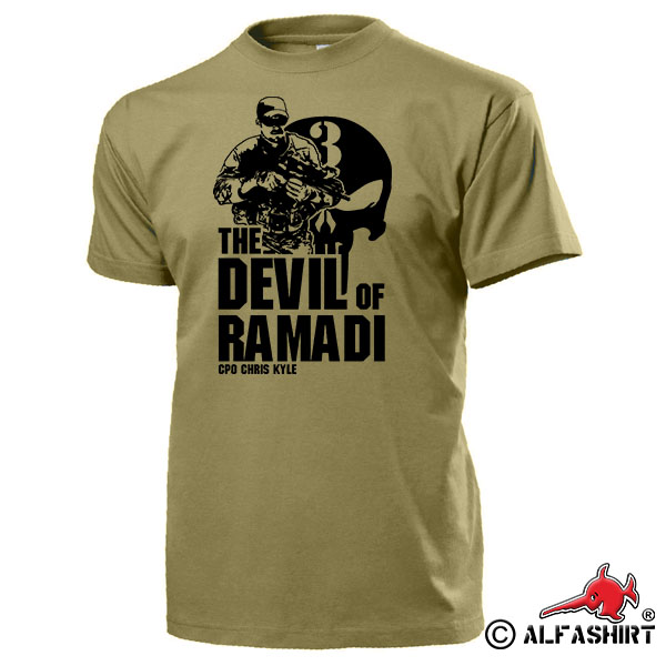 American Sniper Sniper Navy Seal Team 3 US Iraq T Shirt # 15939