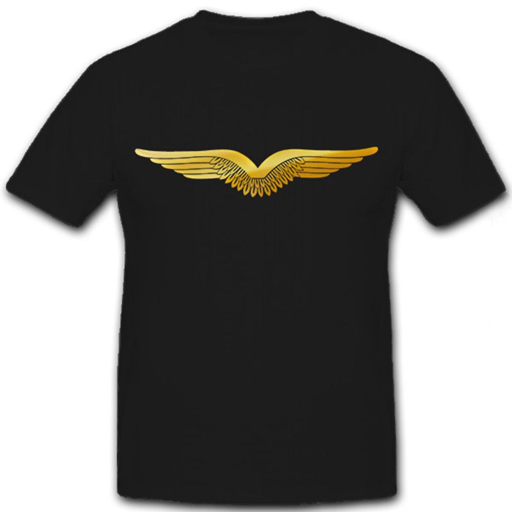 Luftwaffen Schwingen Bundeswehr Flügel gold - T Shirt #6710  