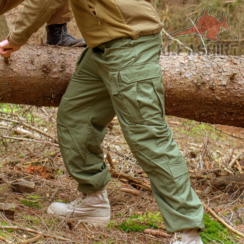Commando Combat Pants Trousers Tactical BDU Uniform Rugged Rip Stop Clothing # 16025