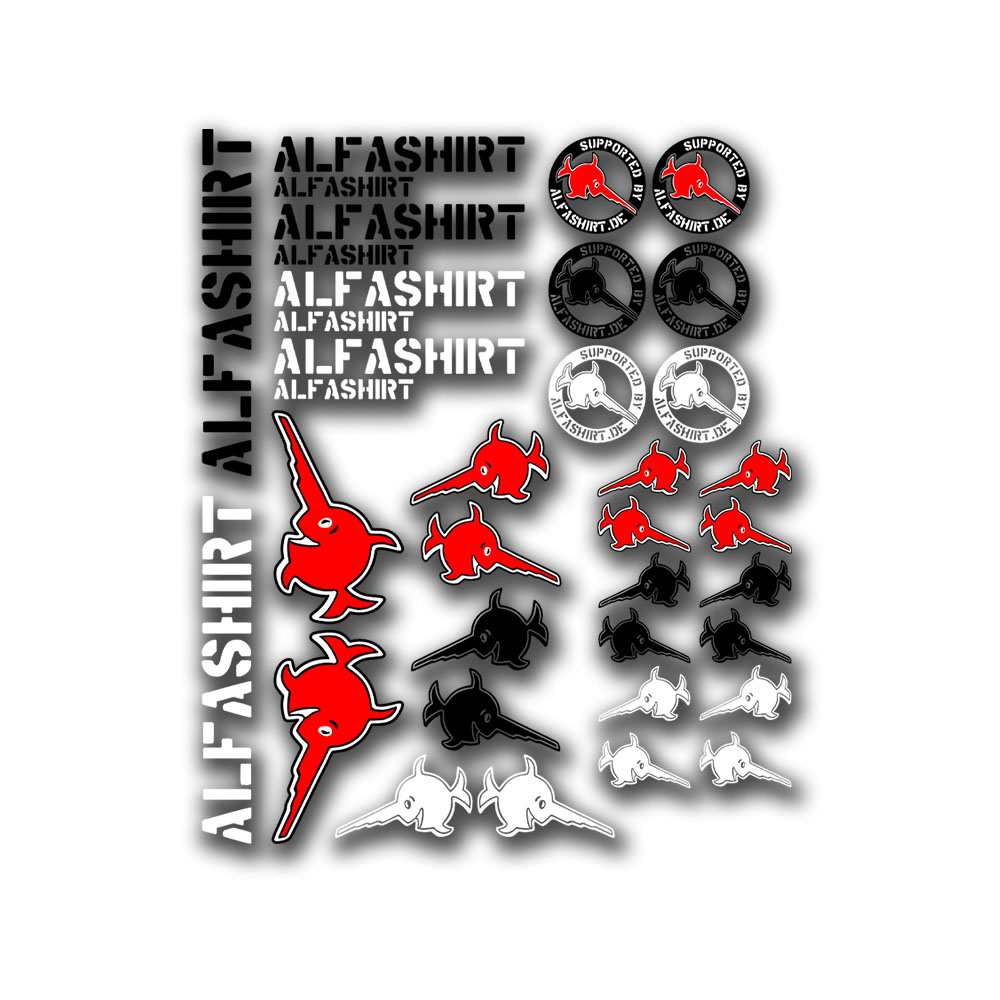 Sticker Set for Scooter, Motorcycle, Moped, Electric Scooter Logo #A7329