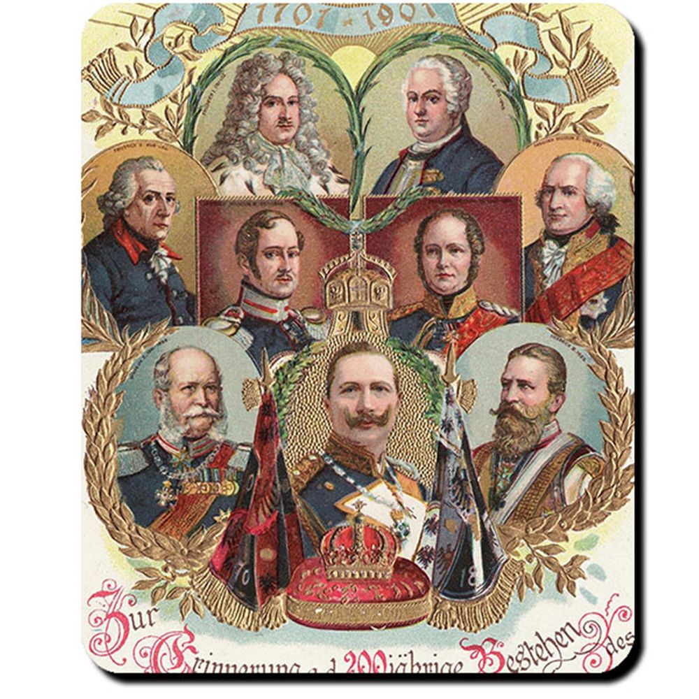 200 years Prussia Kingdom Emperor Anniversary Celebration Reminder Mouse Pad # 16387