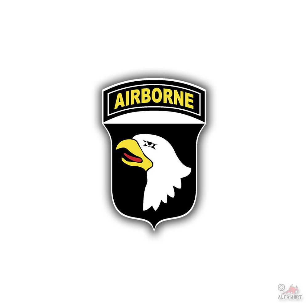 101st Airborne Division Air Assault Luftlandedivision Aufkleber 18x12cm #A4588