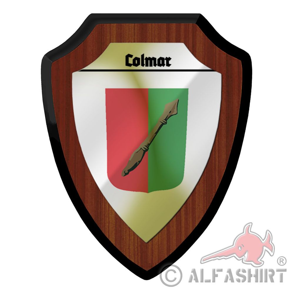 Wappenschild Colmar Kolmar Elsass Colmar-Ribeauvillé Wein #42044