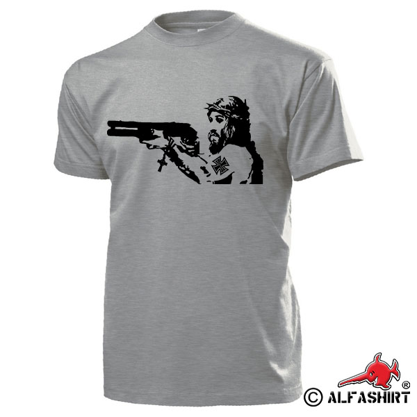Jesus Christus Christen Messias Sohn Gottes Erlösung Spaß - T Shirt #16318