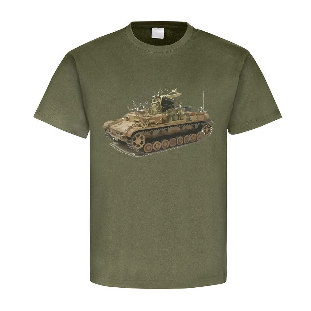 Flakpanzer Panzer IV Flak Wirbelwind FlakPz Wk2 Vierlingsflak 2cm T-Shirt #20377