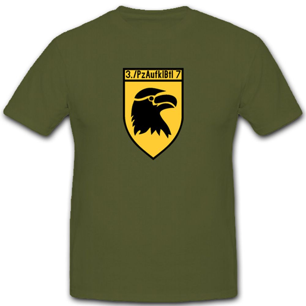 Panzeraufklärungsbataillon 7 Wappen Kompanie Pzaufklbtl - T Shirt #3930