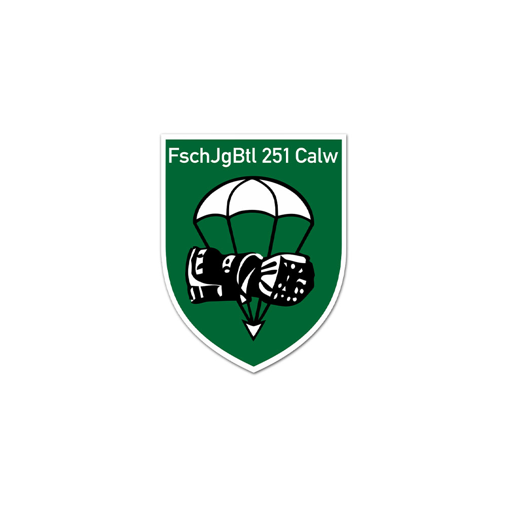 Sticker 7x5cm FschJgBtl 251 Sticker Paratrooper Battalion Army #A6409