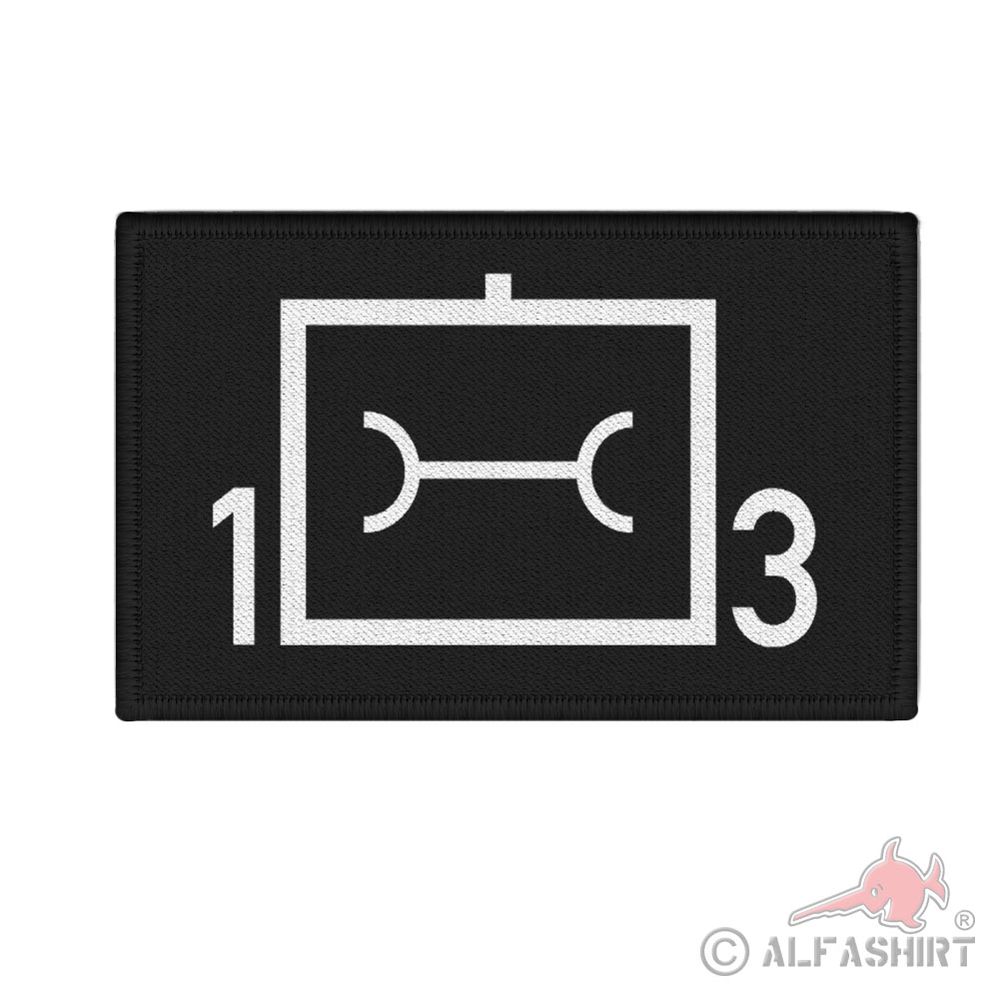 Patch 12x7cm tactical sign troop type maintenance specialist service #41705