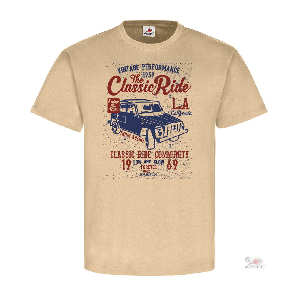 The Classic Ride of Type 181 Kübelwagen Vintage Oldtimer Bucket - T Shirt # 25799