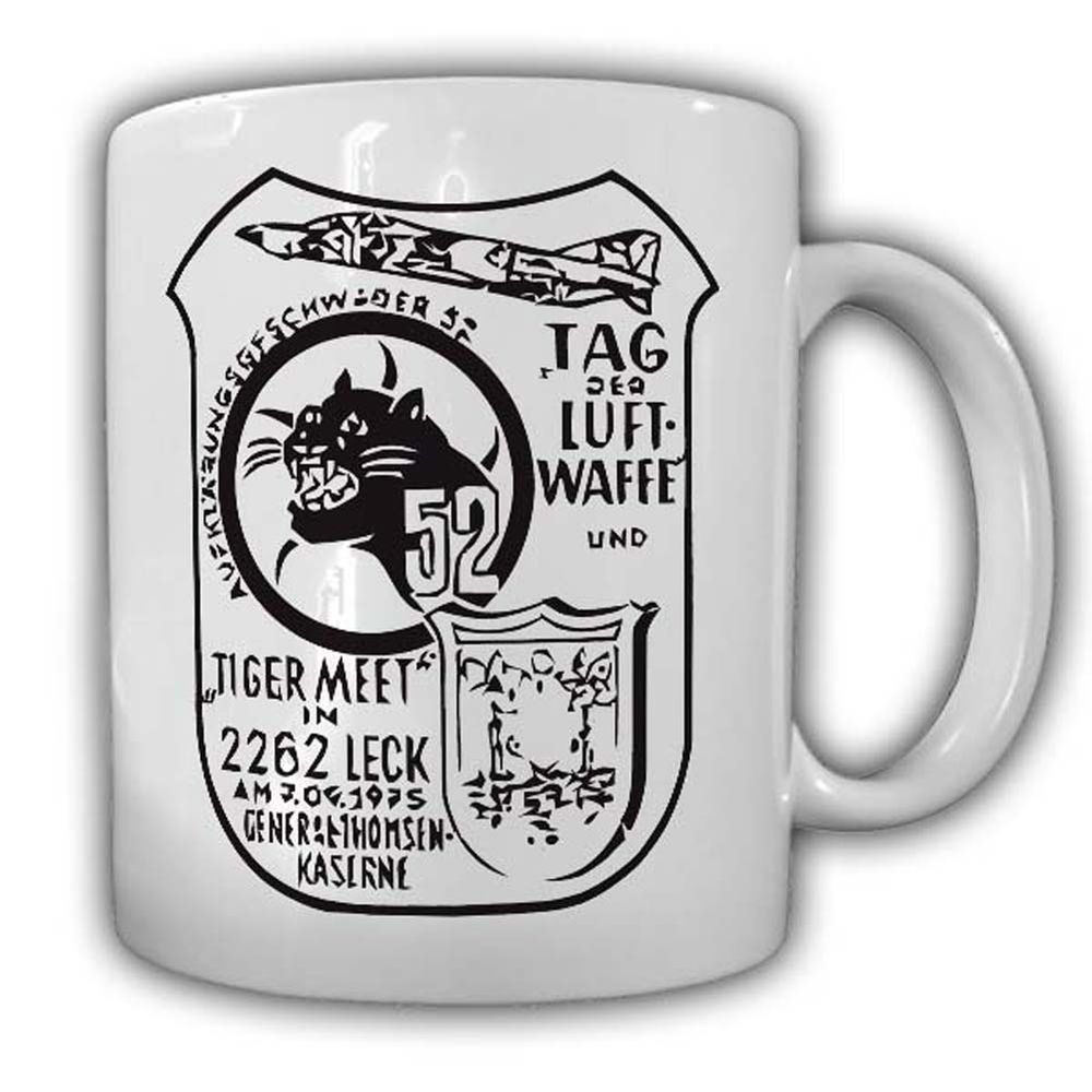Tasse Tag der Luftwaffe Tiger Meet Aufklärungsgeschwader 52 Bundeswehr #23897