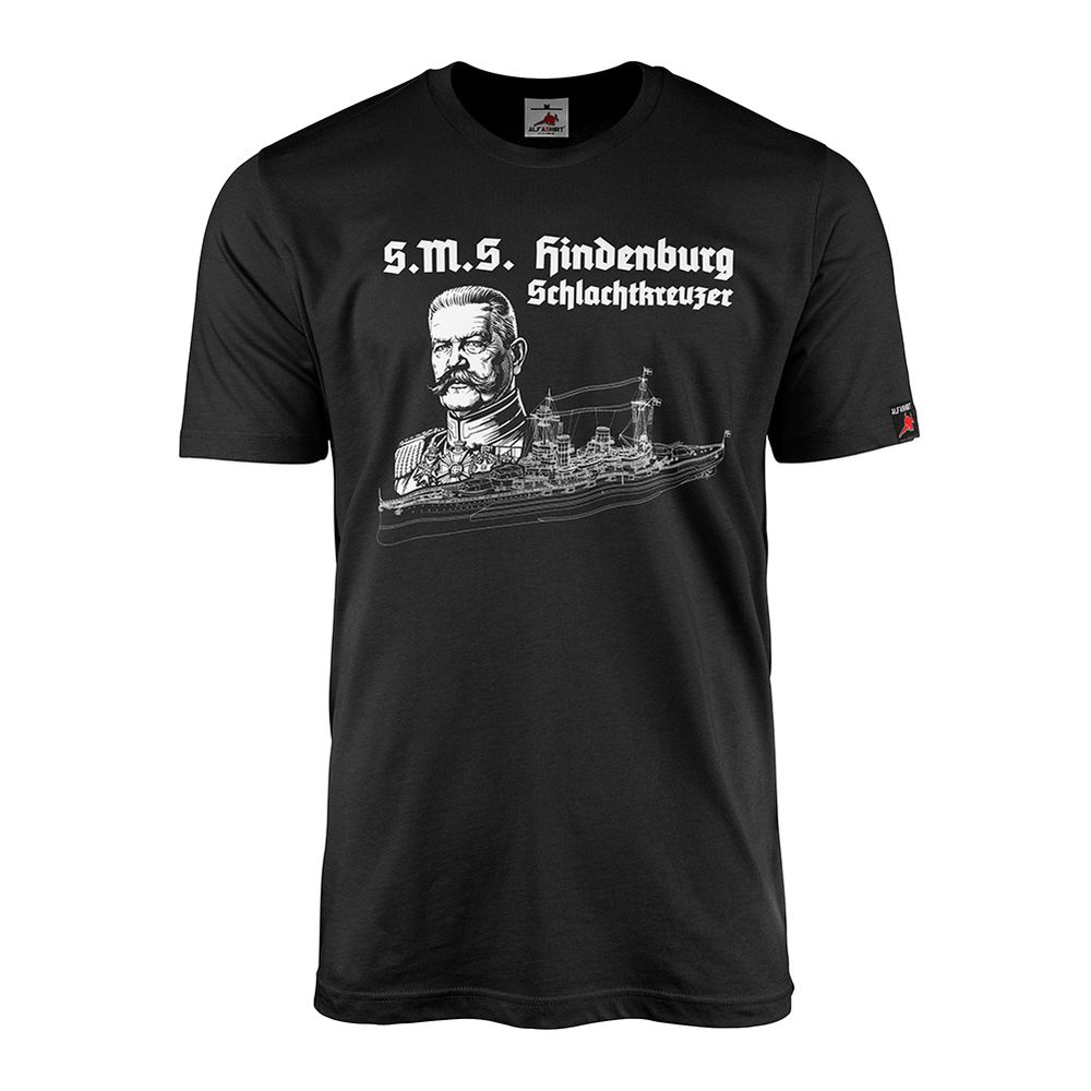 T-Shirt SMS Hindenburg Kriegsschiff Kreuzer Naval Schiff Kaiserreich #47771