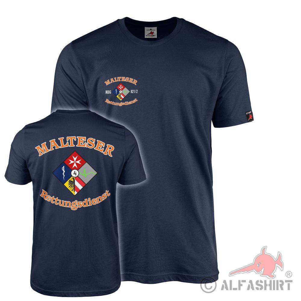 T-Shirt Malteser Rettungswache Nürnberg #K02765