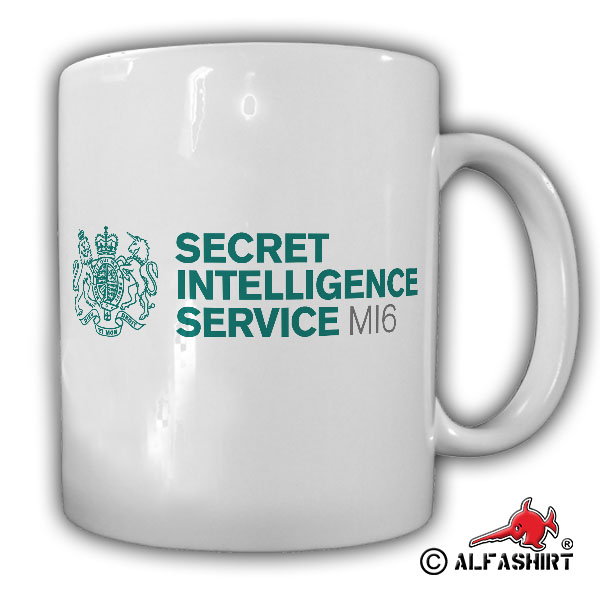 Mug MI6 Secret Intelligence Service Crest Logo Badge British # 17092