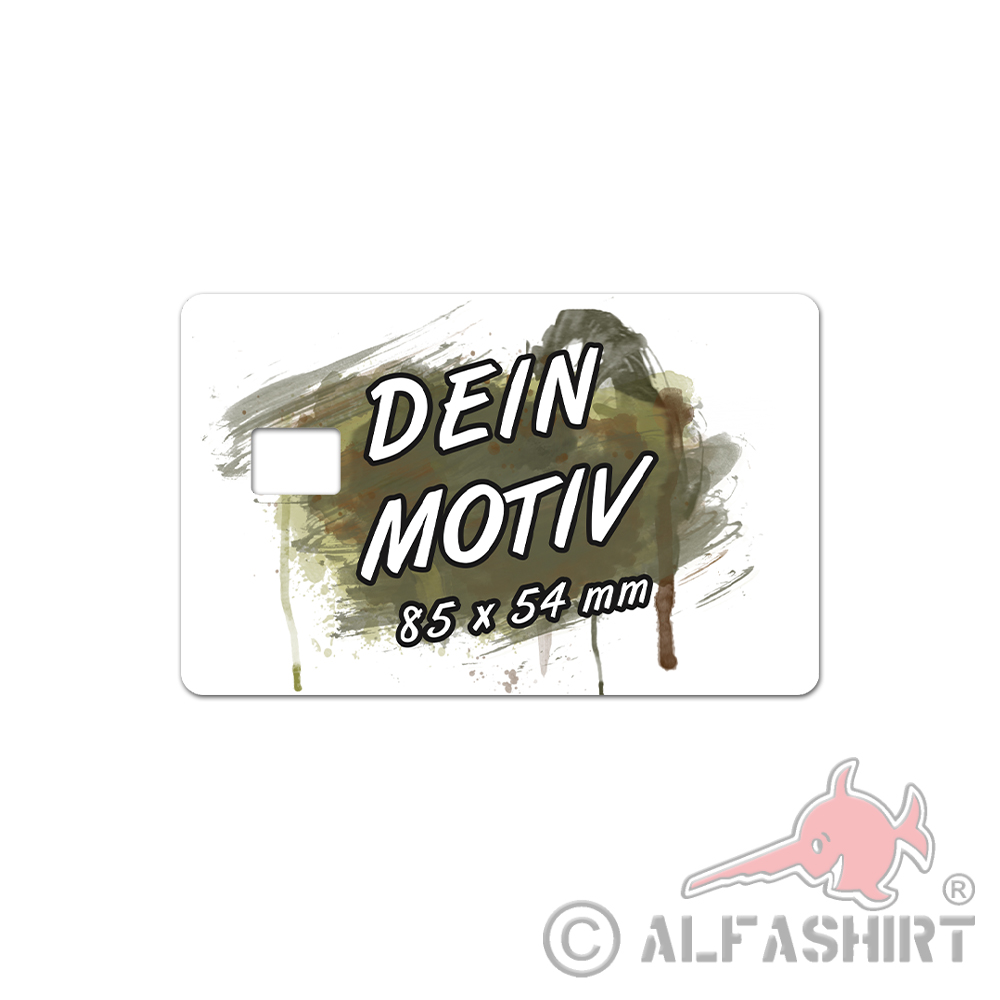 EC Karte Personalisiert Dein Motiv dein Bild Wunschbild Aufkleber Kreditkarte #A6365