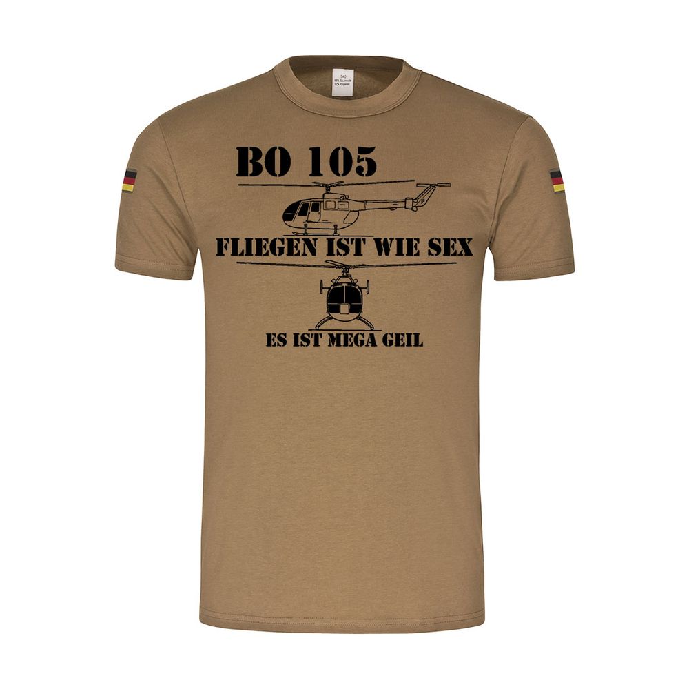 BW Tropics Bo 105 Flying is like sex Bundeswehr humor helicopter fun # 31478