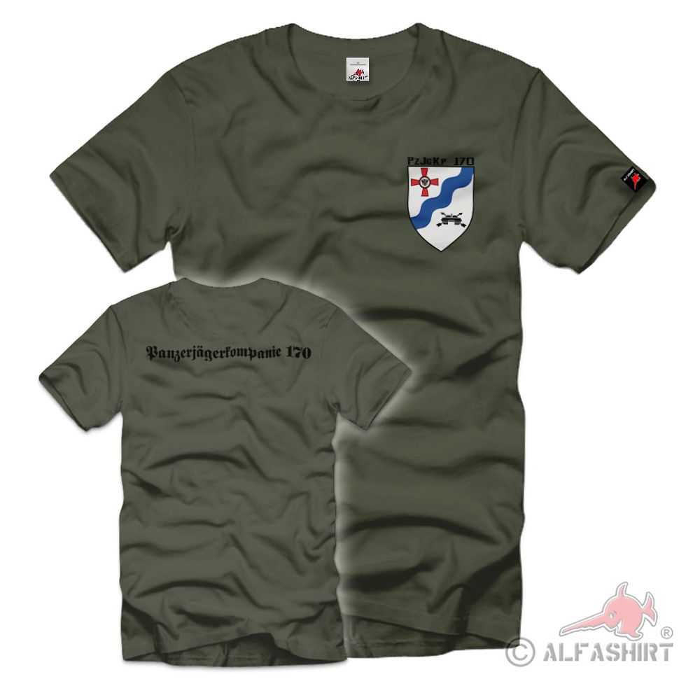PzJgKp 170 - Variant II - Panzerjäger Company 100 Bundeswehr T Shirt # 38504