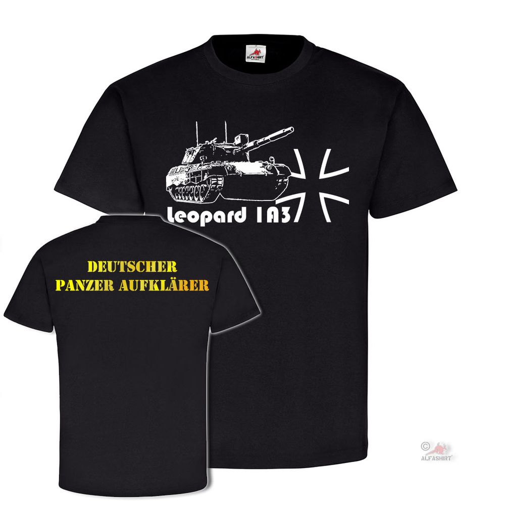 Leopard 1A3 PzAufkl Panzeraufklärer Leo1 BW Einheit T Shirt #20024