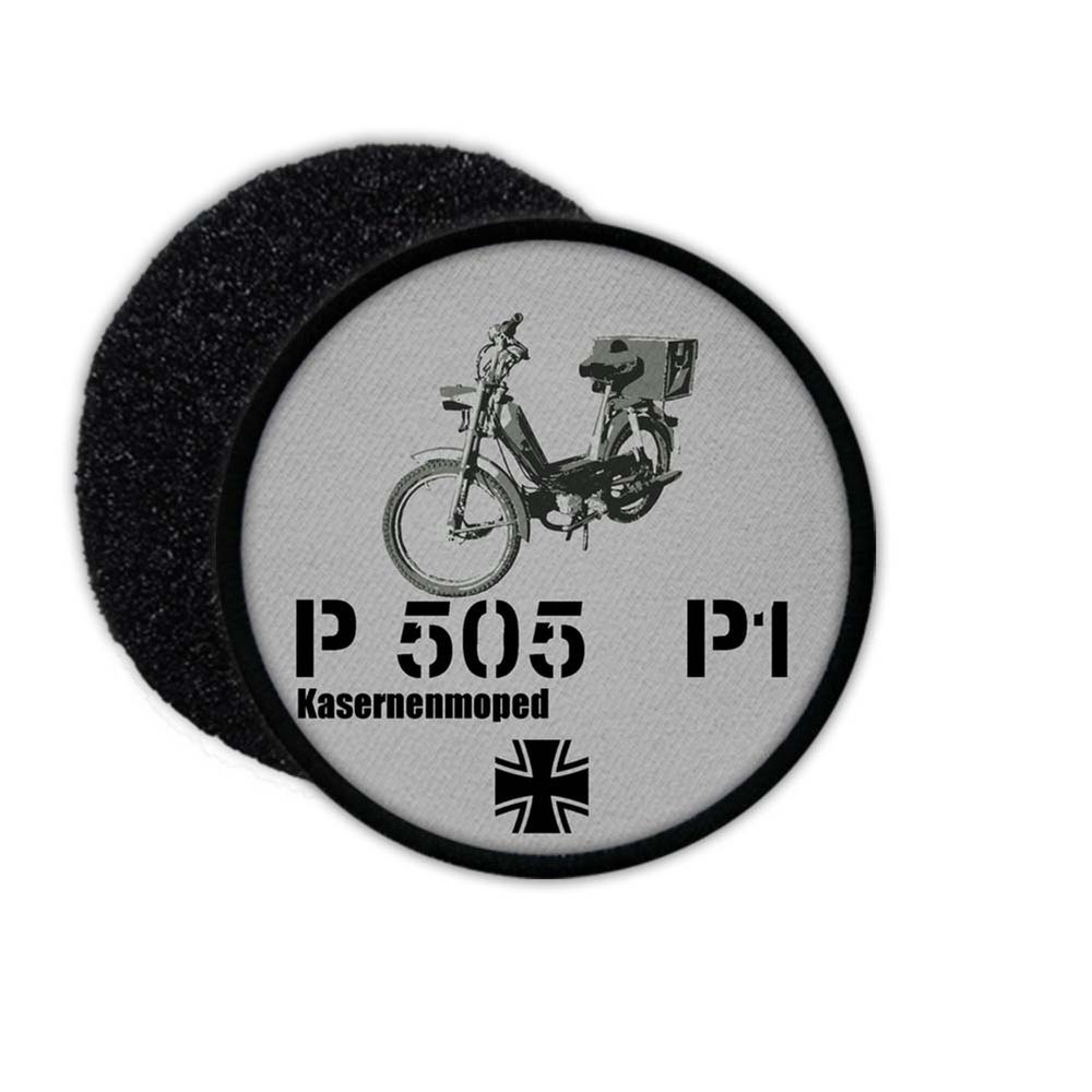 Patch 75mm P 505 P1 Kasernenmoped Wagen Bundeswehr Leichtes Motorrad #34611