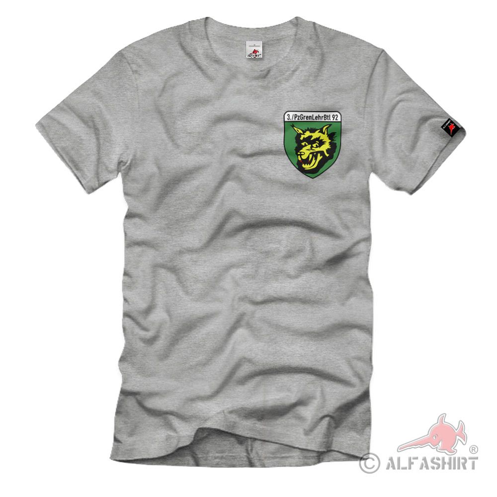 3 PzGrenBtl 92 Panzergrenadierbataillon Munster Bundeswehr T-Shirt #40509