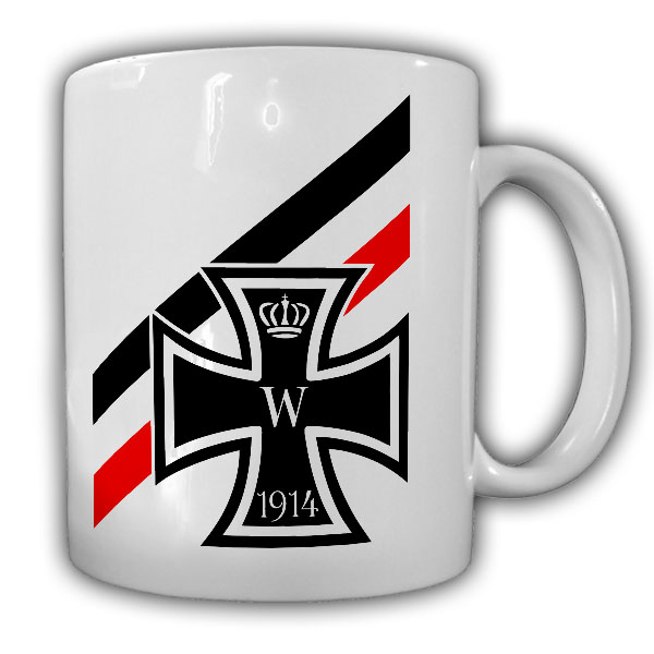 Tasse Deutsches Heer 1914 EK1 Deutschland Preußen Vaterland #17613