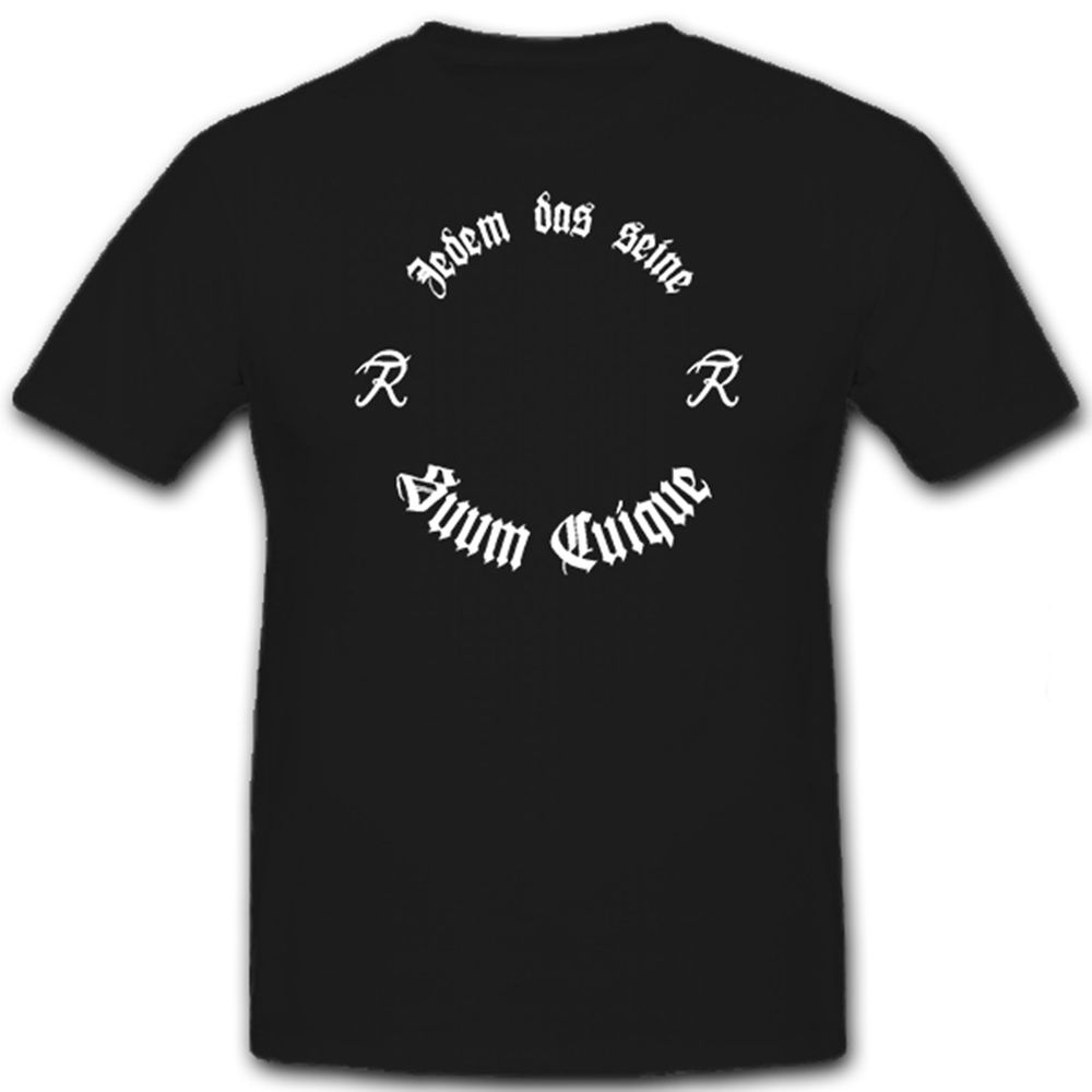 Suum Cuique To Everybody His Old Age Fritz Prussia Field Fighter BW - T Shirt # 10867