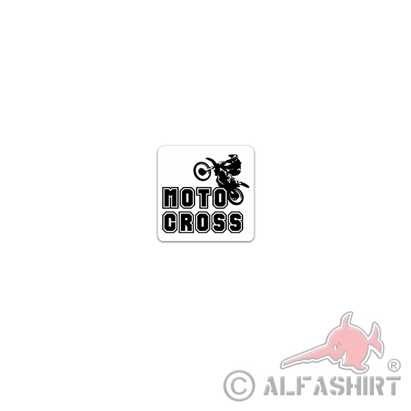 Sticker Motocross Motorcycle Motorcycle Cross Country Quad 7x7cm A3537