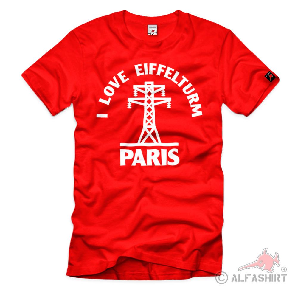 I love Eiffel Tower Paris Fun Holiday City Tour Football Club T-Shirt#39791