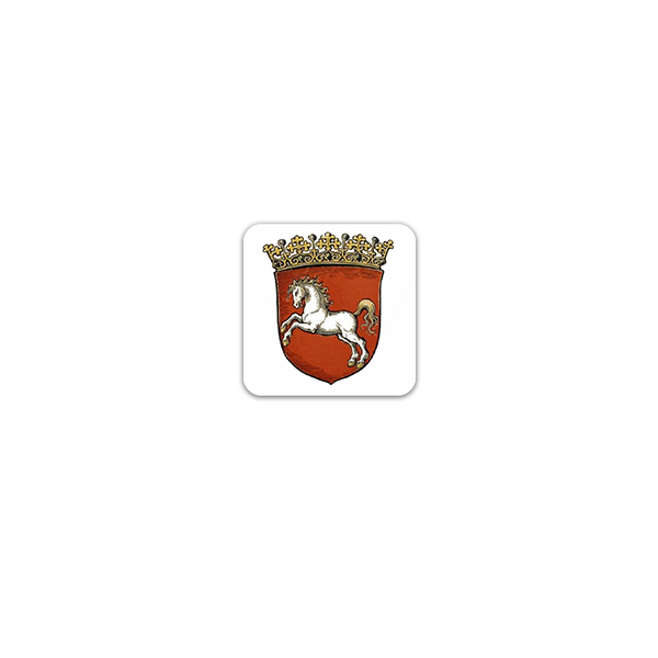 Aufkleber/Sticker Provinz Hannover Wappen Preußische Provinz Emblem 6x7cm A3230