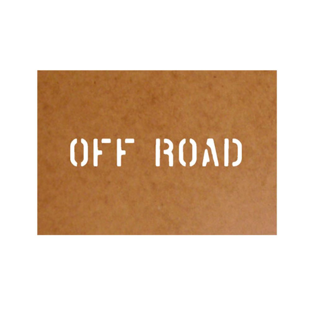 Off Road German Army Us Army Stencil Oil Board Painting Template 2.5x11cm # 15259