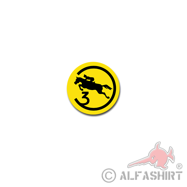 AufklLehrBtl 3 Sticker Sticker Reconnaissance Training Battalion Bundeswehr 7x7cm # A4193
