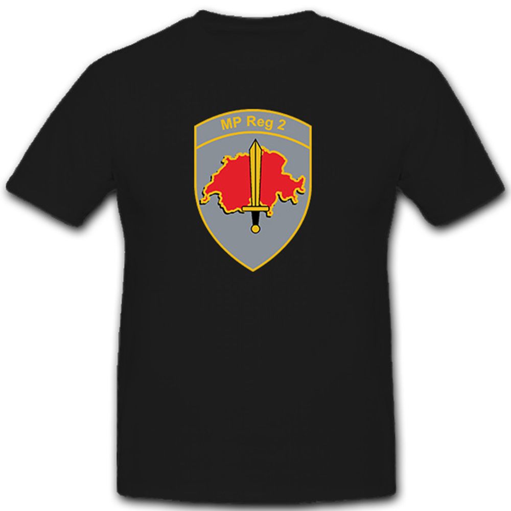 MP Reg 2 Military Police Region 2 Swiss Army Switzerland - T Shirt # 10280