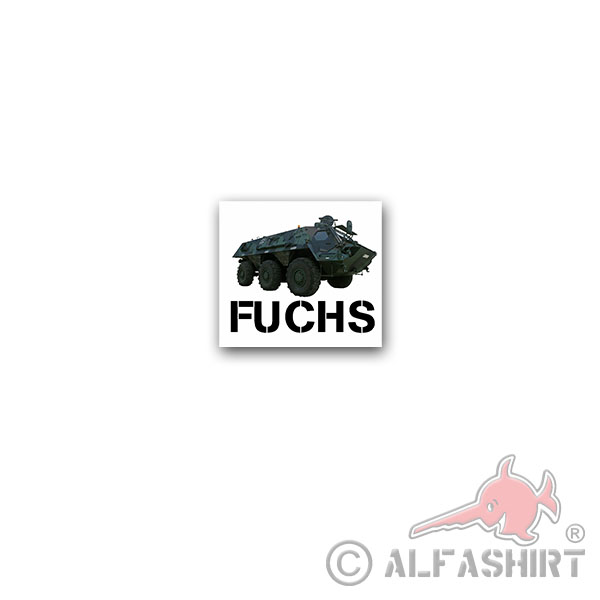 Aufkleber/Sticker Fuchs BW Fahrzeug Militär Militärfahrzeug TPz 7x7cm A3334