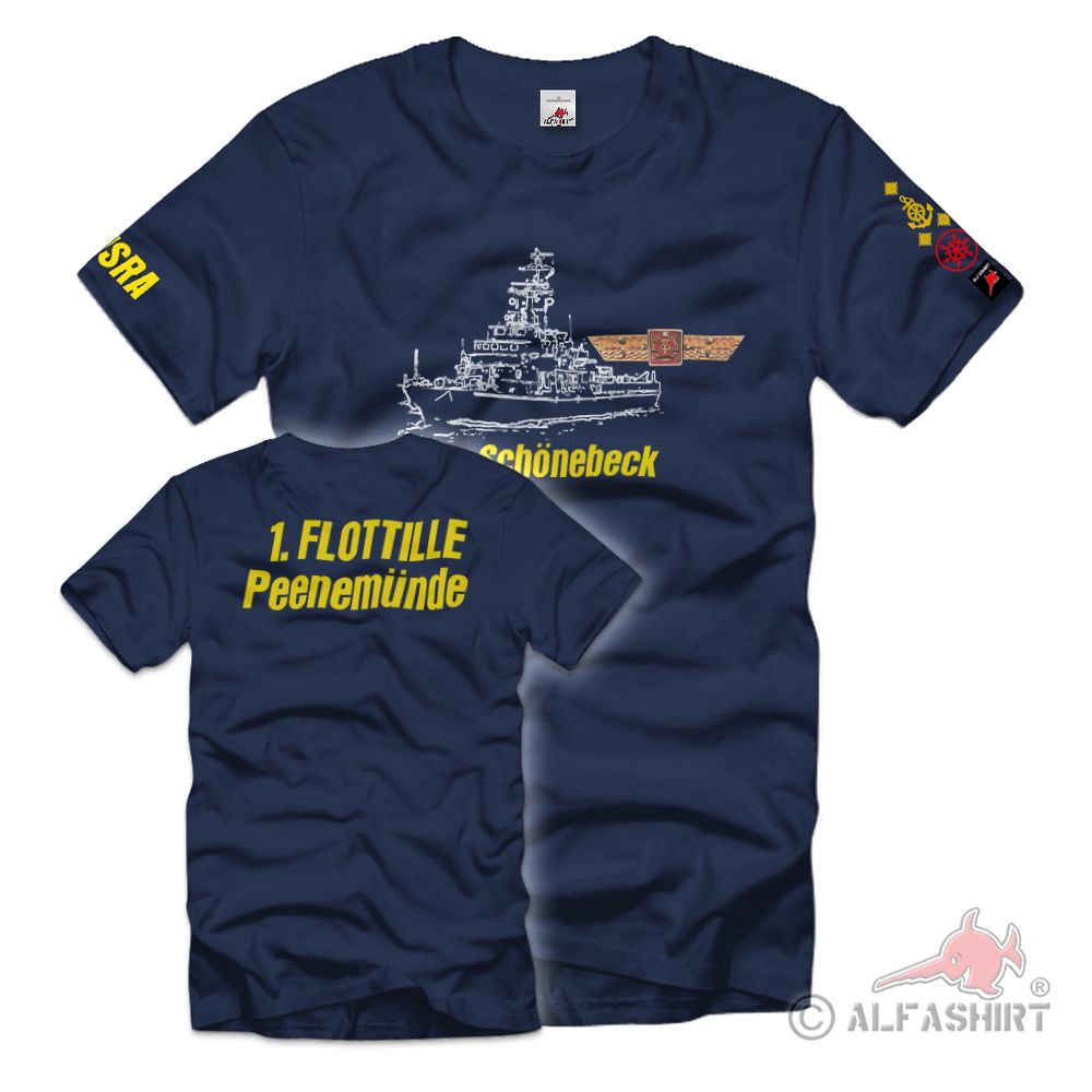 MSR 334 Stabsobermeister Elektro Nautik NVA Schönebeck MSRA T-Shirt #37001