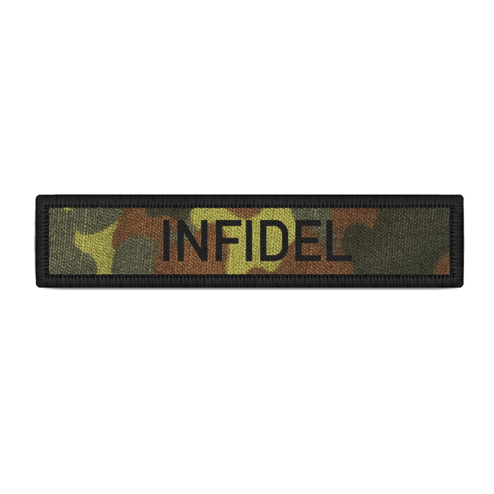 Patch Namensband INFIDEL Bundeswehr getarnt ISAF BW KSK #35039
