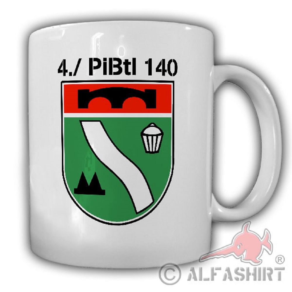 4 PiBtl 140 Pionier Bataillon Einheit Emmerich am Rhein - Tasse #19541