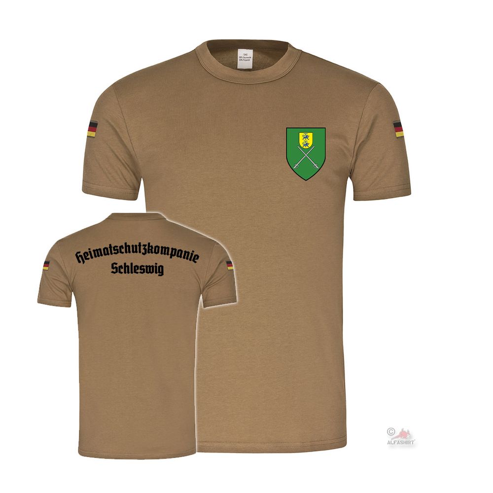BW Tropen Hsch Kp Schleswig Bundeswehr Tropical Shirt - T-Shirt #40515