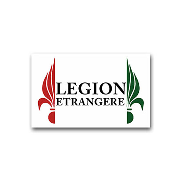 Sticker Légion étrangère 2 Foreign Legion France 11x7cm A2180