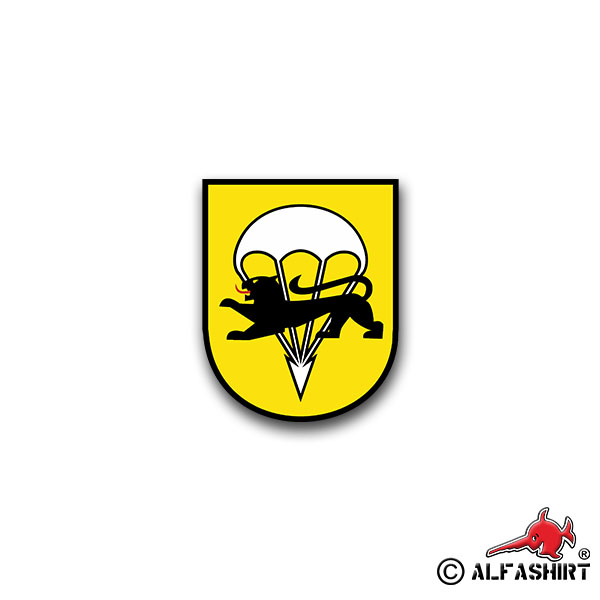 Sticker FschJgBtl 271 FschJg Battalion Iserlohn BW Coat of Arms 7x6cm A1319